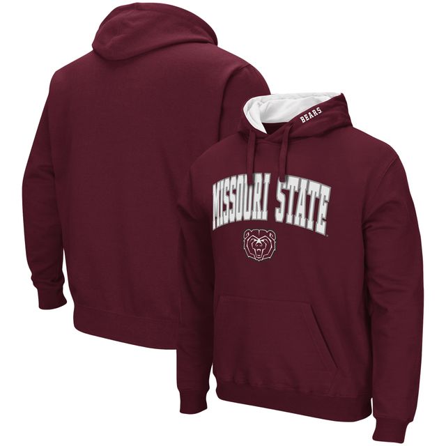 Colosseum Maroon Missouri State University Bears Arch and Logo Sweat à capuche pour homme