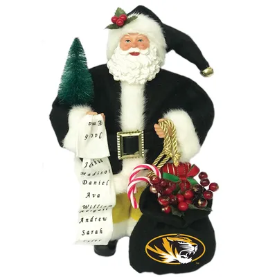 Missouri Tigers 12'' Santa - Black