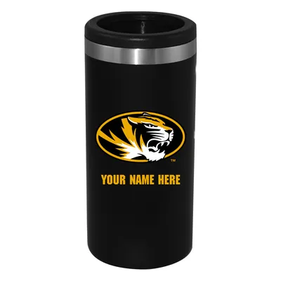 Missouri Tigers 12oz. Personalized Slim Can Holder