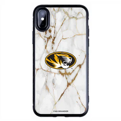Missouri Tigers iPhone Slim Marble Design Case - Black