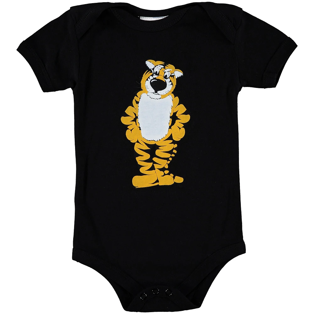 Body noir à gros logo Missouri Tigers pour bébé