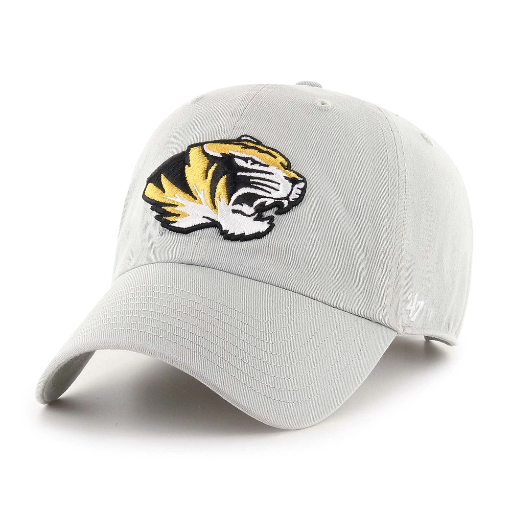 Casquette ajustable grise '47 Missouri Tigers Clean Up pour homme