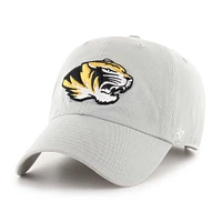 Men's '47  Gray Missouri Tigers Clean Up Adjustable Hat