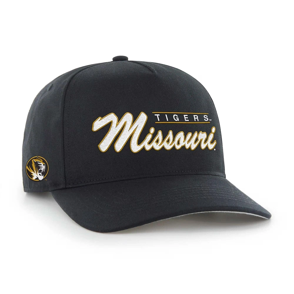 Casquette ajustable à double tête Missouri Tigers '47 noire pour homme