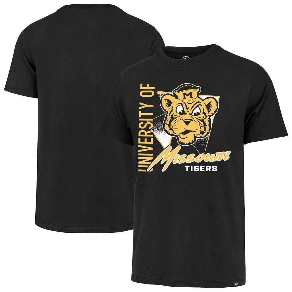Men's '47 Black Missouri Tigers Side Arm Franklin T-Shirt