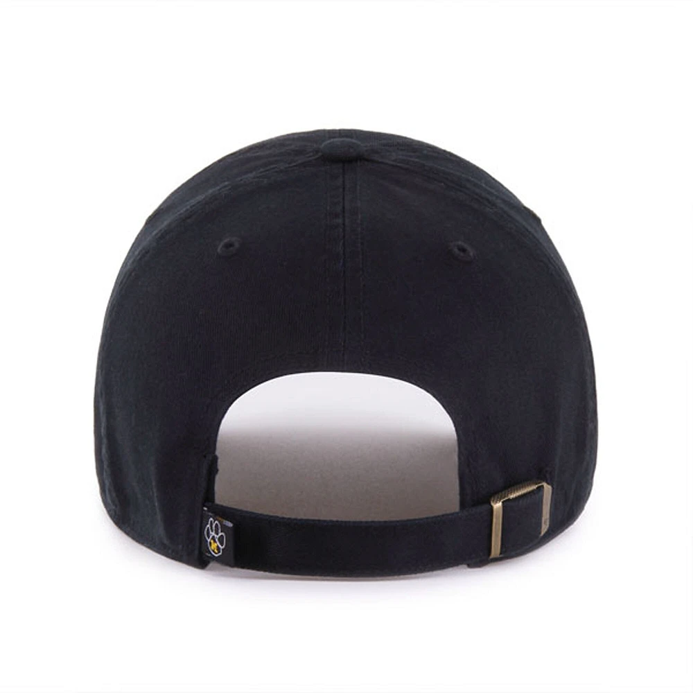 Men's '47 Black Missouri Tigers Vault Clean Up Adjustable Hat