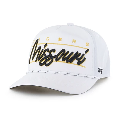 Men's '47 White Missouri Tigers Condor Hitch brrr° Adjustable Hat