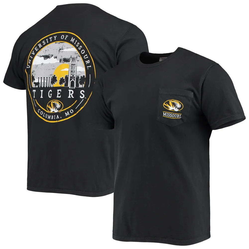 T-shirt noir Missouri Tigers Circle Campus Scene pour homme