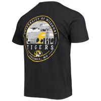 T-shirt noir Missouri Tigers Circle Campus Scene pour homme