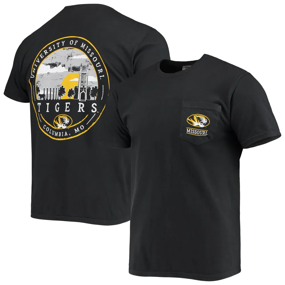 Men's Black Missouri Tigers Circle Campus Scene T-Shirt