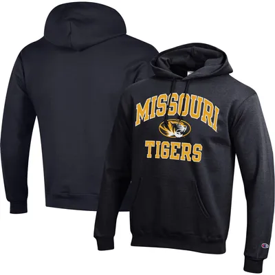 Men's Champion Black Missouri Tigers High Motor Pullover Hoodie