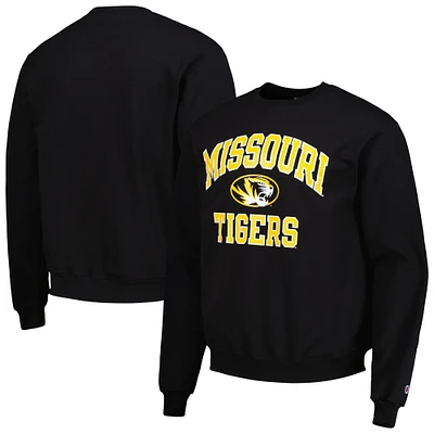 Men's Champion Black Missouri Tigers High Motor Pullover Sweatshirt