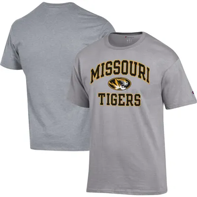 Men's Champion Heather Gray Missouri Tigers High Motor T-Shirt