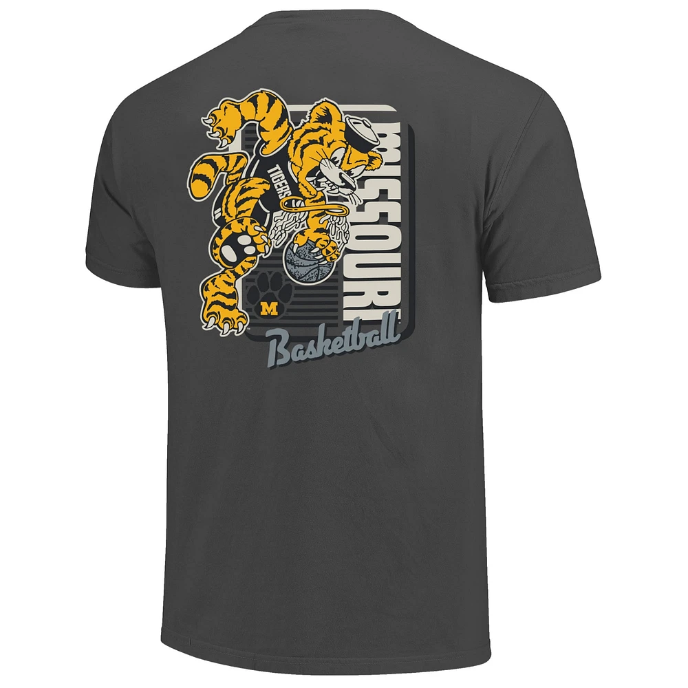 T-shirt Dunk Mascotte des Missouri Tigers, couleur charbon, confort et couleurs pour homme