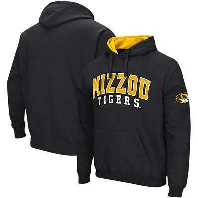 Men's Colosseum Black Missouri Tigers Double Arch Pullover Hoodie