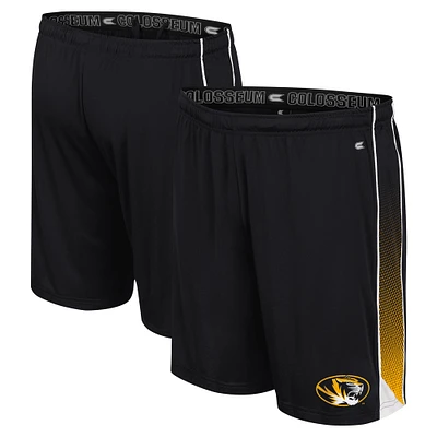 Short en ligne Colosseum noir Missouri Tigers pour hommes