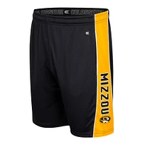 Men's Colosseum Black Missouri Tigers Panel Shorts