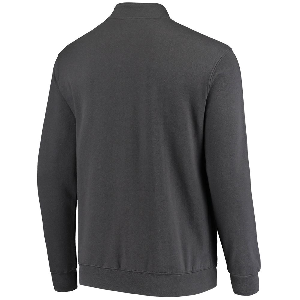 Men's Colosseum Charcoal Missouri Tigers Tortugas Logo Quarter-Zip Jacket