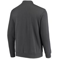 Men's Colosseum Charcoal Missouri Tigers Tortugas Logo Quarter-Zip Jacket