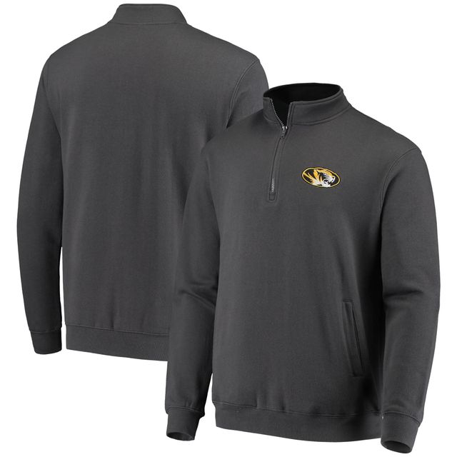 Veste Colosseum Charcoal Missouri Tigers Tortugas Logo Quarter-Zip pour homme