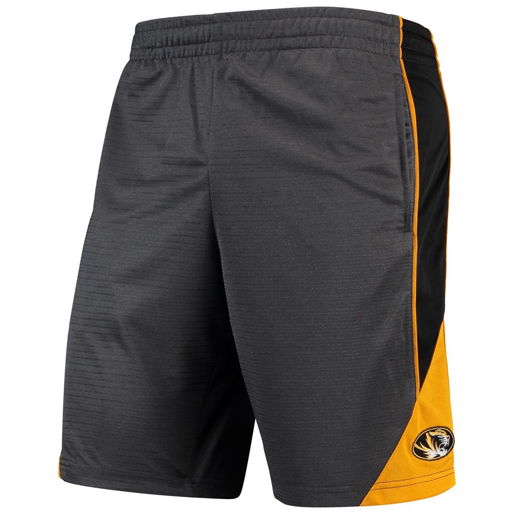 Men's Colosseum Charcoal Missouri Tigers Turnover Team Shorts