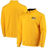 Men's Colosseum Gold Missouri Tigers Tortugas Logo Quarter-Zip Jacket