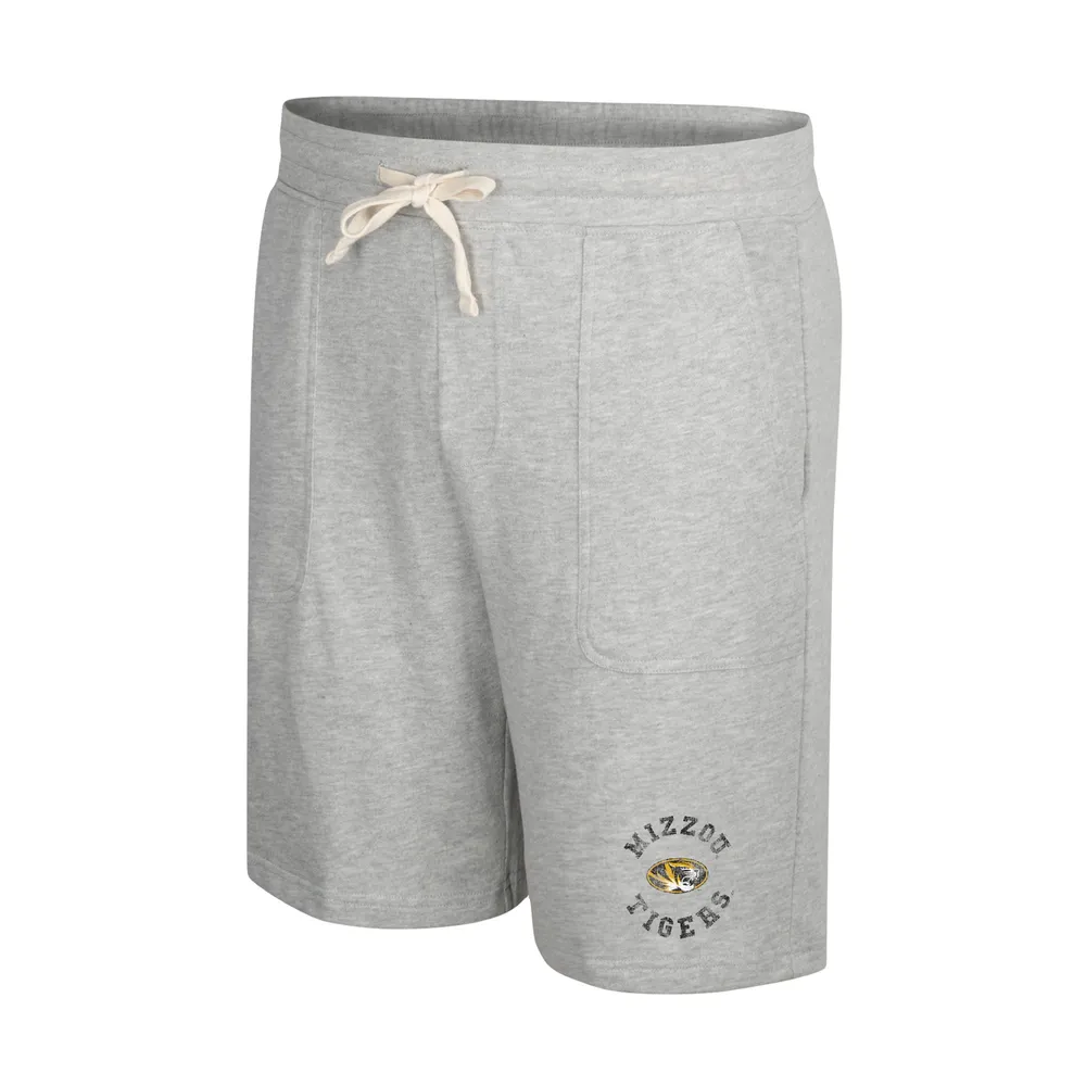 Men's Colosseum Heather Gray Missouri Tigers Love To Hear This Terry Shorts