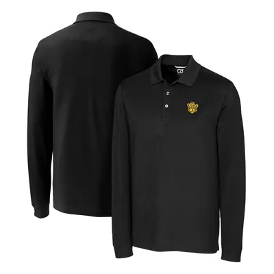 Missouri Tigers Cutter & Buck Advantage Tri-Blend Pique Long Sleeve Polo