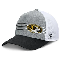 Men's Fanatics Heather Gray/Black Missouri Tigers Profile Trucker Adjustable Hat