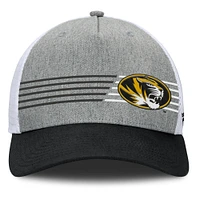 Men's Fanatics Heather Gray/Black Missouri Tigers Profile Trucker Adjustable Hat