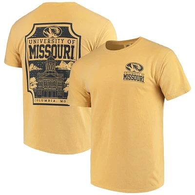 T-shirt à logo Campus Icon des Missouri Tigers Comfort Colors doré pour homme