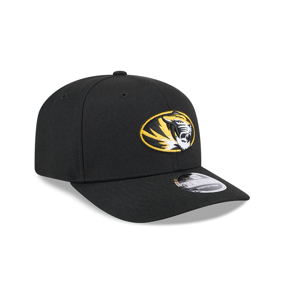 Men's New Era Black Missouri Tigers COOLERA 9SEVENTY Stretch-Snap Hat