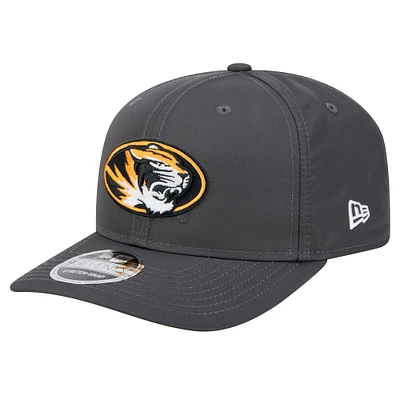 Casquette extensible à boutons-pression 9SEVENTY Missouri Tigers de New Era pour homme, couleur anthracite