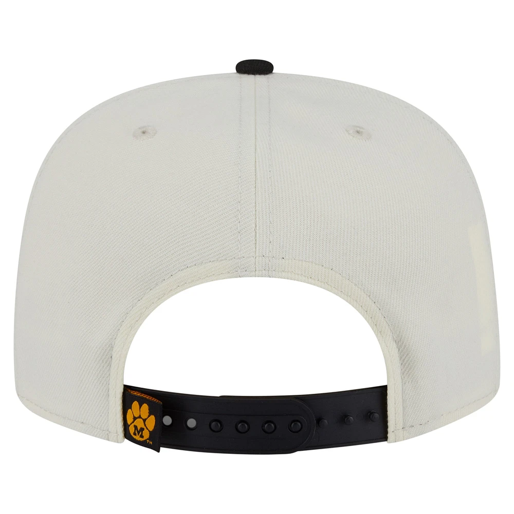 Casquette à visière plate New Era blanche Missouri Tigers 9FIFTY pour homme