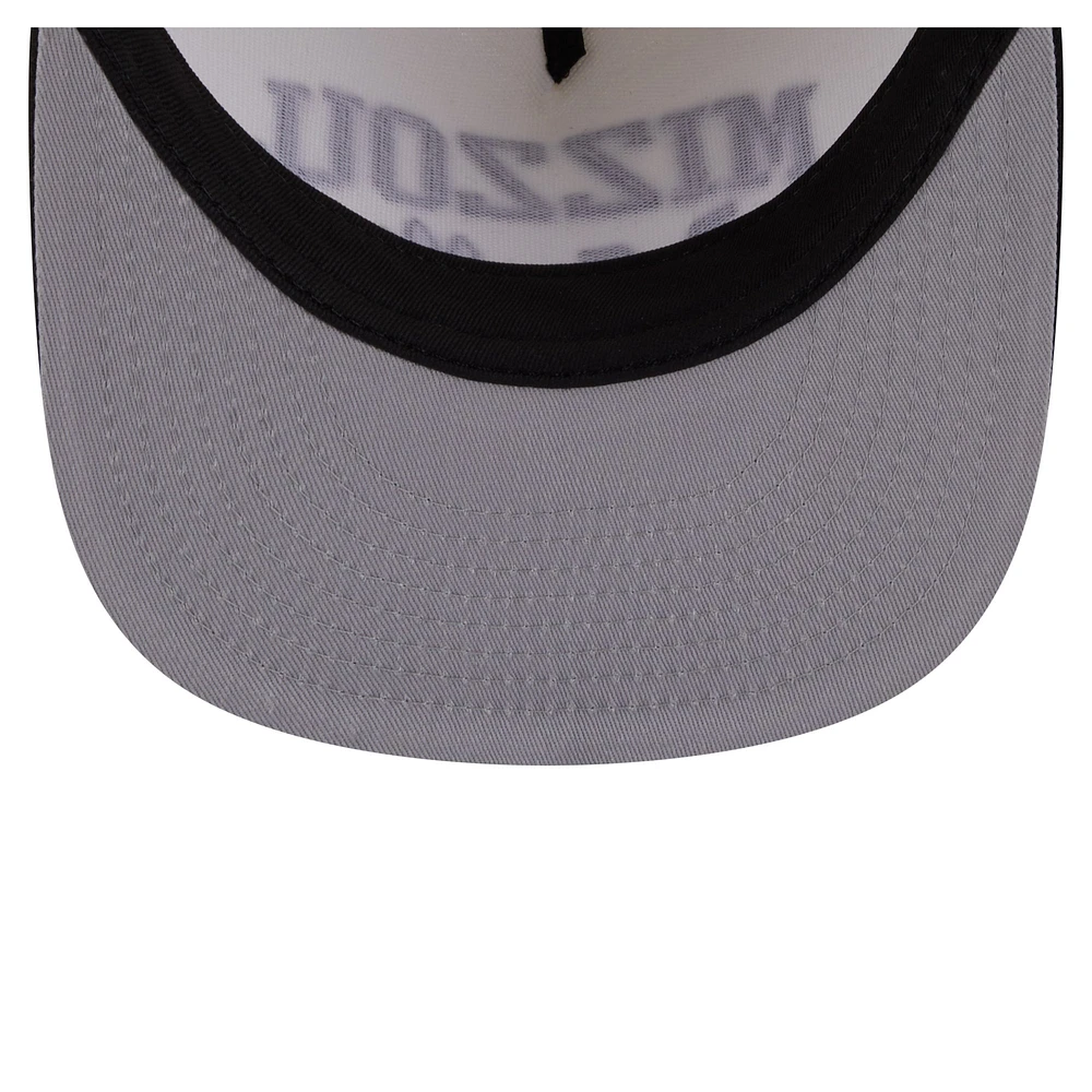 Casquette à visière plate New Era blanche Missouri Tigers 9FIFTY pour homme