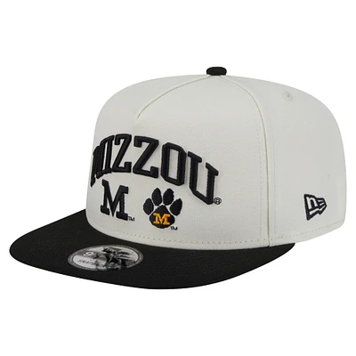 Casquette à visière plate New Era blanche Missouri Tigers 9FIFTY pour homme