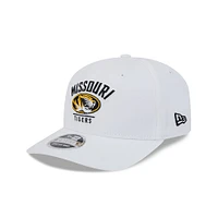 Casquette extensible à boutons-pression COOLERA 9SEVENTY blanche des Missouri Tigers de New Era pour homme