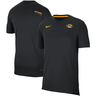 Missouri Tigers Nike 2022 Coaches UV Performance T-Shirt - Black