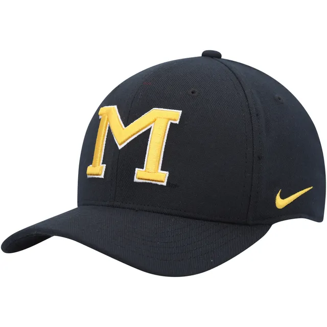 Men's Nike Navy Michigan Wolverines Team Classic Logo 99 Swoosh