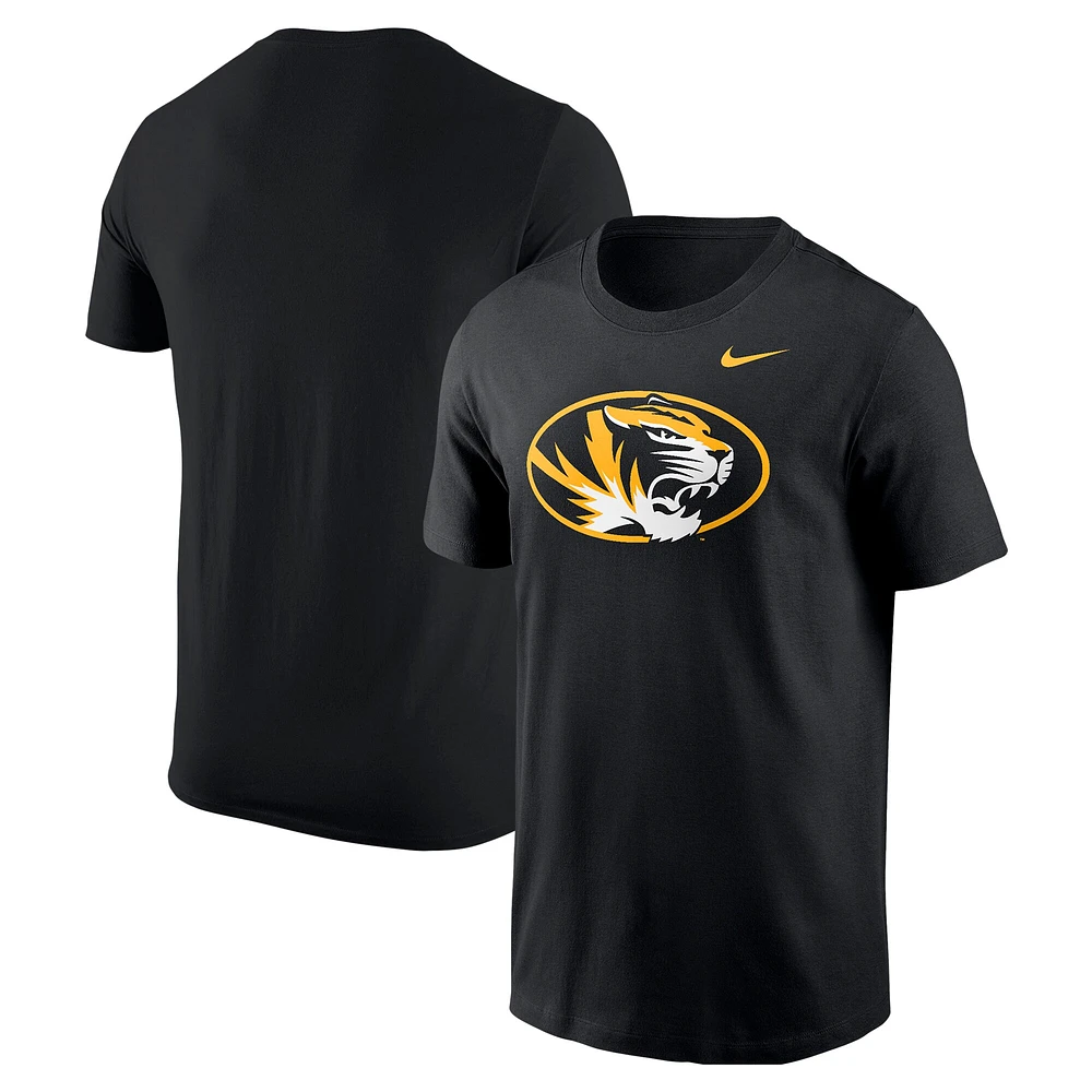 T-shirt Nike noir avec logo Missouri Tigers pour homme