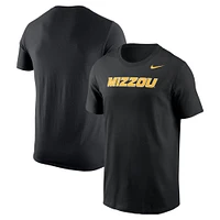Men's Nike Black Missouri Tigers Logo T-Shirt