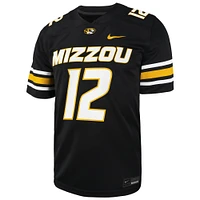 Maillot de football américain NIL Brady Cook pour homme, noir, Missouri Tigers