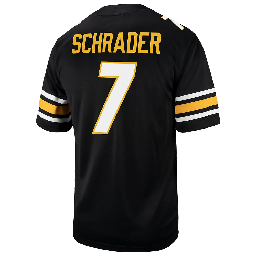 Men's Nike Cody Schrader Black Missouri Tigers NIL Football Game Jersey