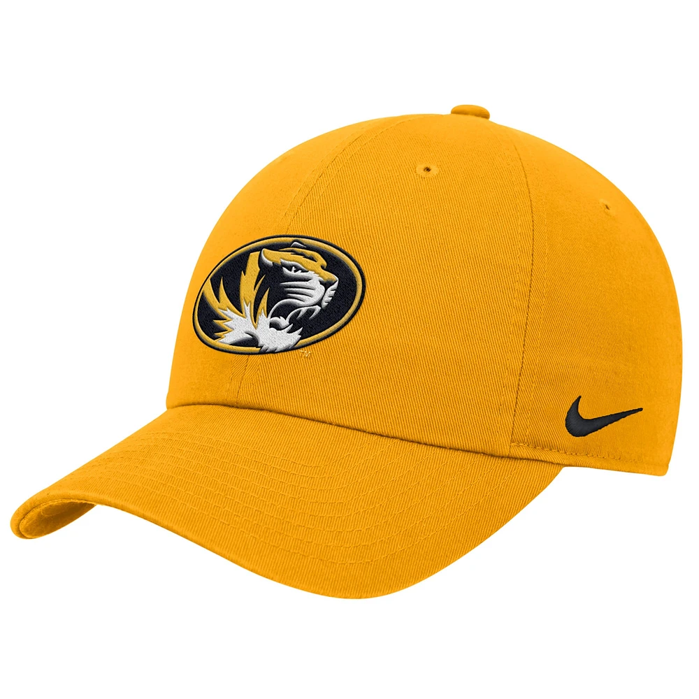 Men's Nike  Gold Missouri Tigers Club Adjustable Hat