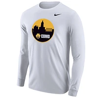 Men's Nike White Missouri Tigers CoMo Shootaround Long Sleeve T-Shirt