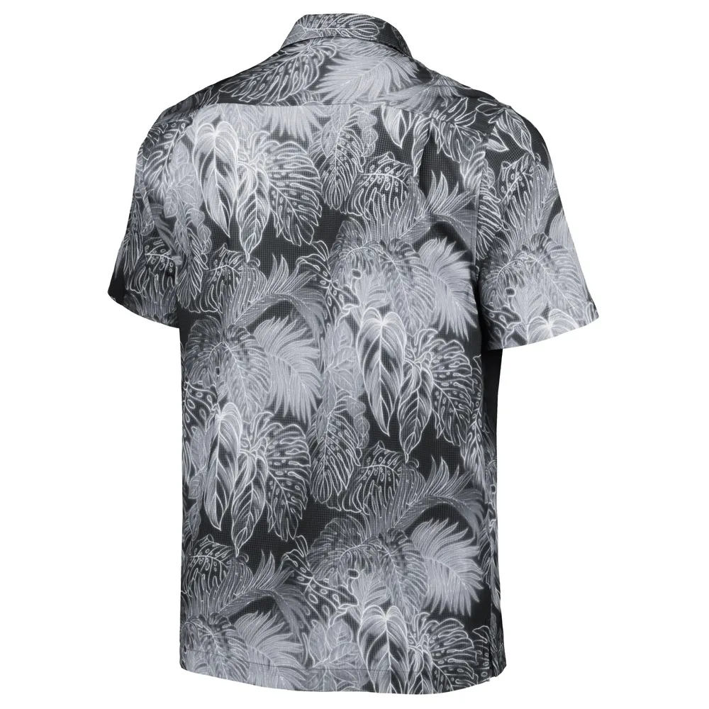 Chemise boutonnée pour homme Tommy Bahama Black Missouri Tigers Coast Luminescent Frond Camp IslandZone