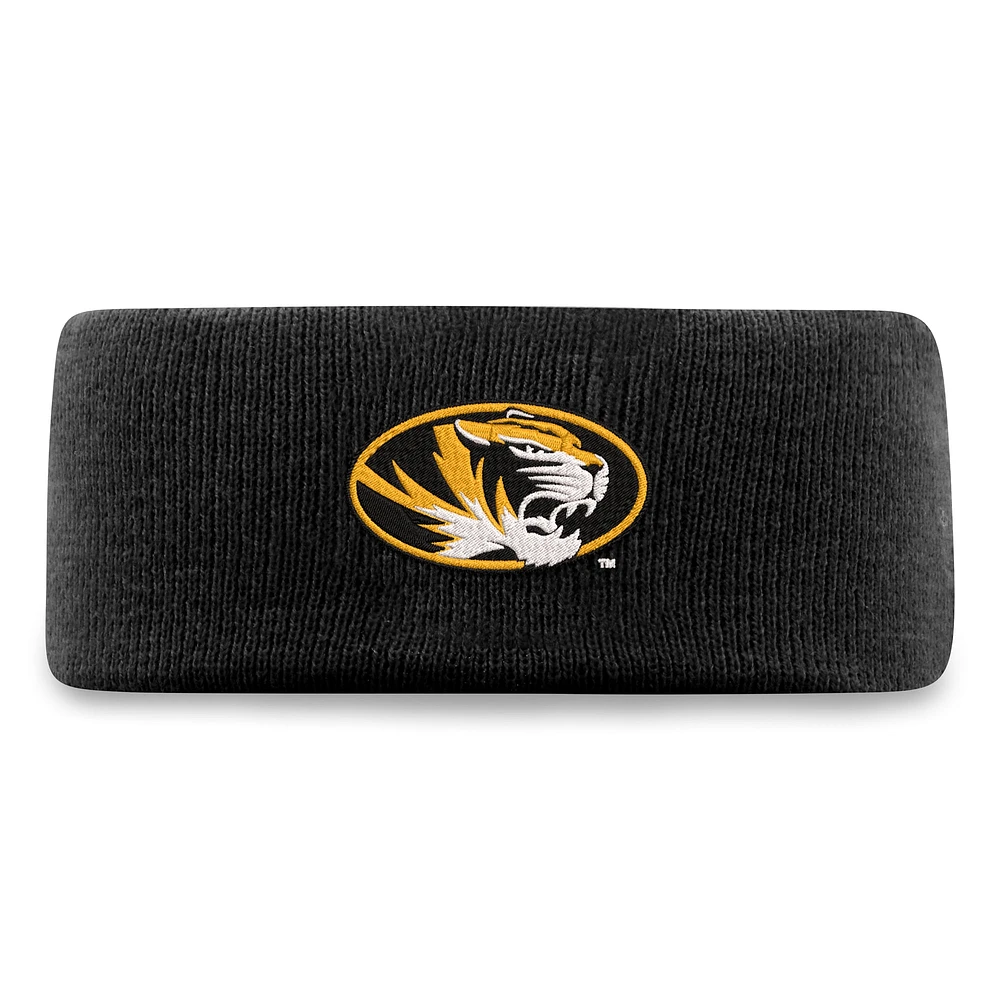 Men's Top of the World Black Missouri Tigers Knit Headband