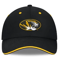 Casquette réglable Top of the World Black Missouri Tigers Release pour hommes