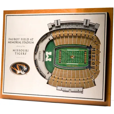 Missouri Tigers 17'' x 13'' 5-Layer StadiumViews 3D Wall Art