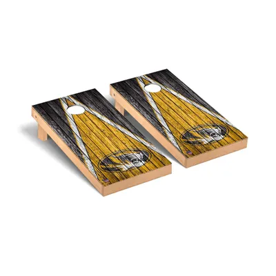 Missouri Tigers 2' x 4' Weathered Triangle Cornhole Board Set